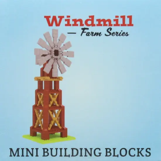 Mini Building Blocks - Farm Series - Windmill {3}