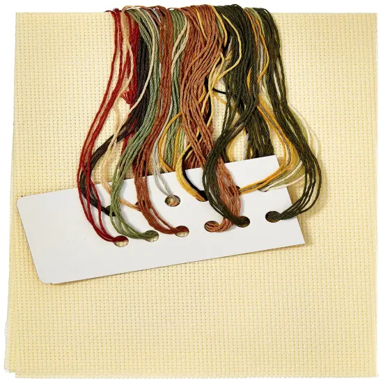 Janlynn 50222 Counted Cross Stitch Kit 7.75"X11.25", Joy in The Journey (14 Count), Blue {4}