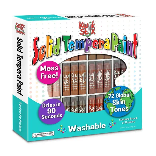 Kwik Stix Global Skin Tones, Class Pack Set of 72 Colors {1}