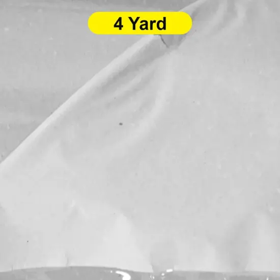 Clear Vinyl Fabric 54" Wide PVC Vinyl Water Resistant Flexible {1}