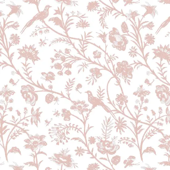 Laura Ashley Shepherd&rsquo;s Purse Dark Blush Wallpaper {4}