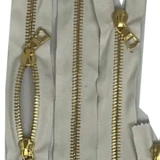 Zipper &ndash; 15" 6MM Nickel Teeth, Black Tape for Purses and Bags {3}