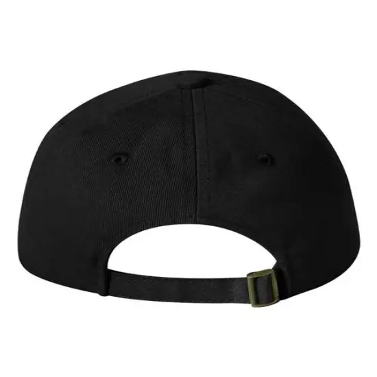 Valucap&reg; Heavy Brushed Twill Unstructured Cap Black {2}
