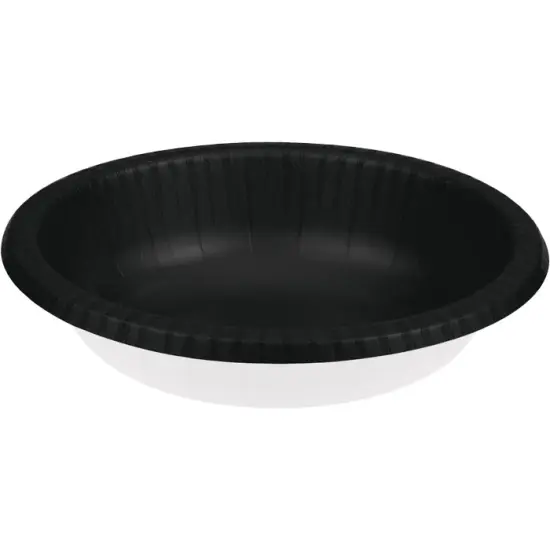 200 pc Bulk Black Velvet 20 oz Paper Bowls {1}
