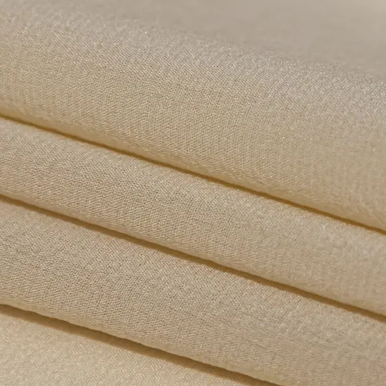 1 Yard Creme Brulee Silk Chiffon Fabric for Skirts Dresses Blouses 47 Inch Width {1}