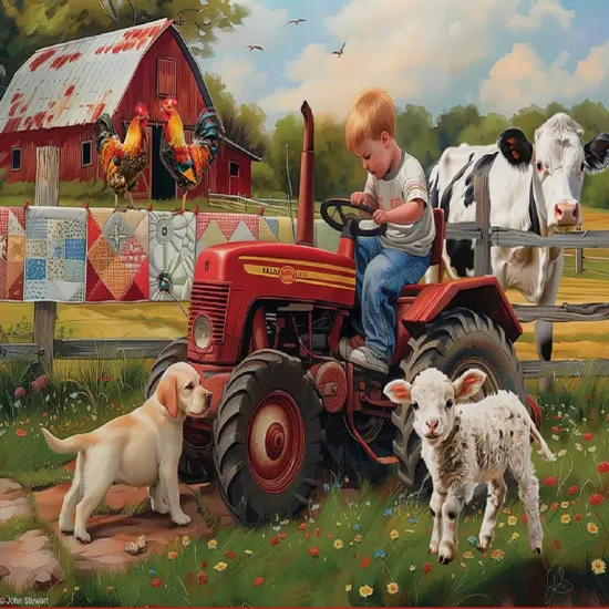 Sunsout Farming Life 1000 pc Jigsaw Puzzle 77072 {1}