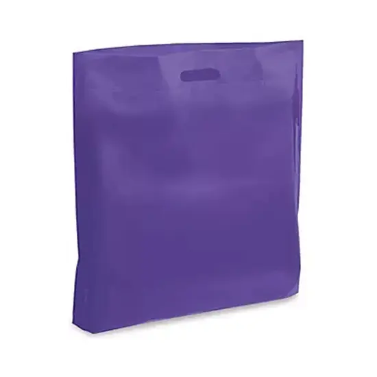 Die Cut Handle Bags - 24 x 24 x 5" Strong & Versatile Purple {2}