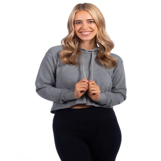 Next Level&reg; Apparel Ladies Pullover Hooded Sweatshirt DESERT PINK {3}