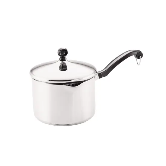 Farberware Classic Stainless Steel Straining Saucepan 3 Quart {1}