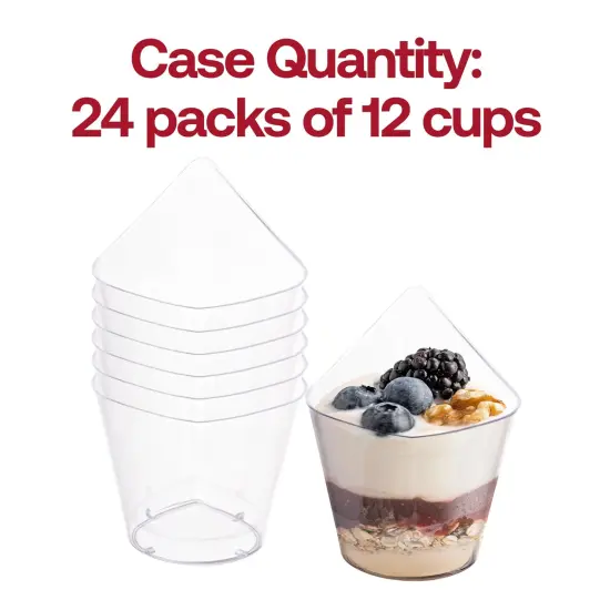 Clear Teardrop Disposable Plastic Cups - 4 oz. (288 Cups) {5}