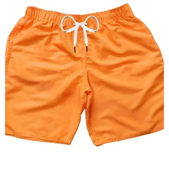 WUHOU Men's Swimming Trunk Set Orange {4}