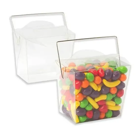 Mini Clear Display Box with Wire Handle 3.75" x 2.88" x 3" {2}