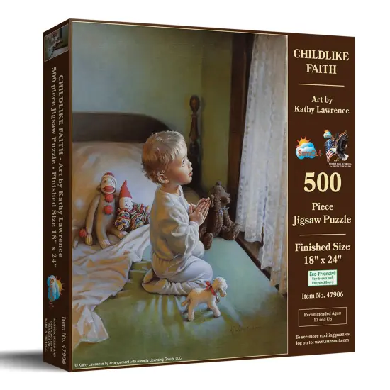 Sunsout Childlike Faith 500 pc Jigsaw Puzzle 47906 {3}