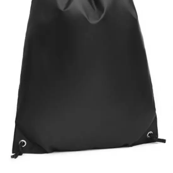 Liberty Bags&reg; Cotton Drawstring Bag BLACK {5}