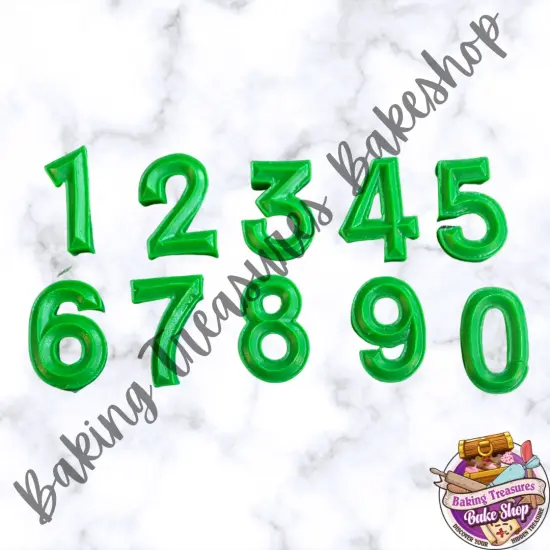 Numbers Small Silicone Mold {3}