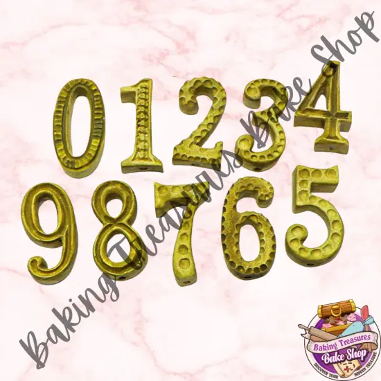 New Large Numbers Silicone Mold {5}