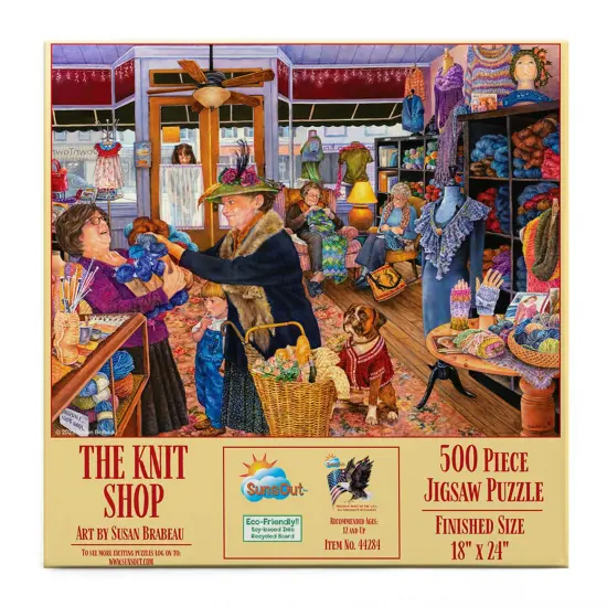 Sunsout The Knit Shop 500 pc Jigsaw Puzzle 44284 {4}