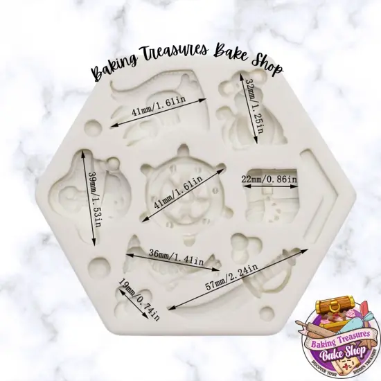 Pirate Themed Silicone Mold {2}