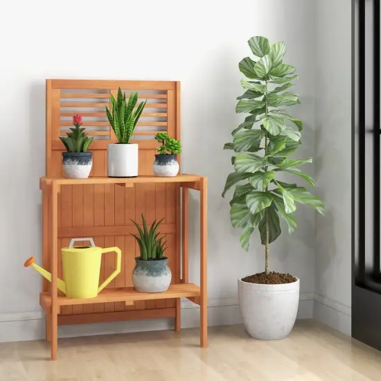 Foldable Outdoor Garden Potted Plant Platform {5}