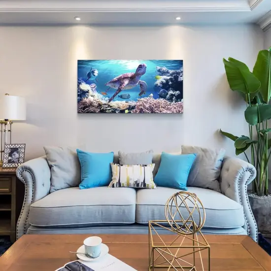 Summer Wall Decorations For Bedroom Modern Bathroom Wall Decor Paintings Sea Turtles {5}