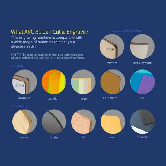 Craft Express ARC B1 Laser Engraving Machine &ndash; High Precision Smart Diode Laser Cutter {6}