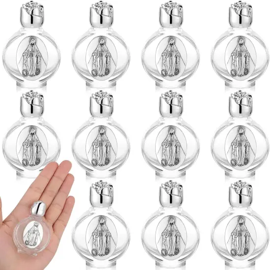 12 Pcs Glass Holy Water Bottles {1}