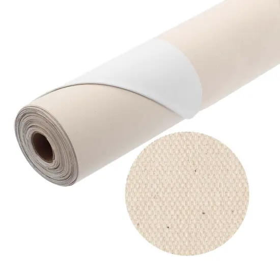 Paramount All Media Double-Primed White Canvas Roll 30 Yard - Unbleached 100% Cotton, Acid-Free Acrylic Primer, 11 oz Primed Weight, Medium-Tooth Surface - Perfect for Oil, Acrylic, Alkyd Paints {6}