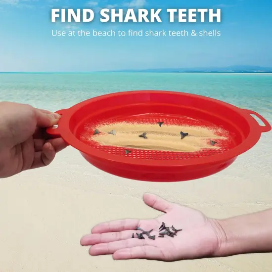 4E's Novelty 4 Pack Sand Sifter &ndash; 8.75" Sandbox Toys, Kids Sand Toys, Rock Strainer {3}