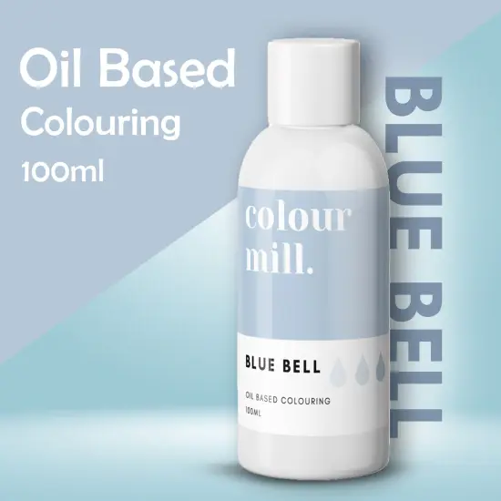 100ml Blue Bell Oil Based Food Colour Colour Mill Vibrant Blue Edible Dye for Baking & Decorating {5}
