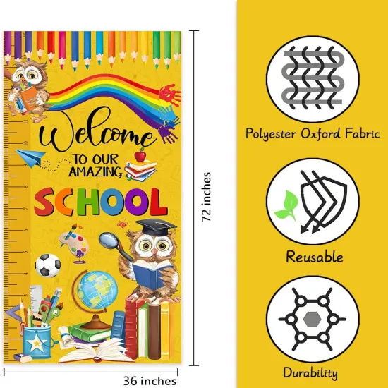 Back To School Banner First Day of School Party Decor {2}