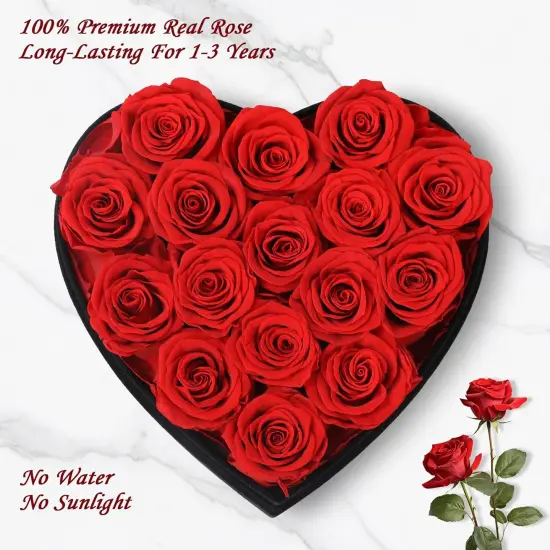 16-Piece Preserved Flowers Roses Gifts {2}