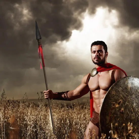 Take Apart 44 Inch Plastic Ancient Spear Costume Accessory {4}