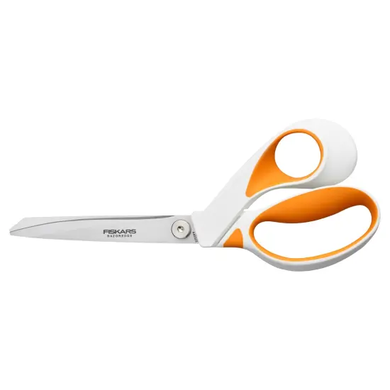 Fiskars RazorEdge Softgrip Fabric Scissors 9"-Orange {4}