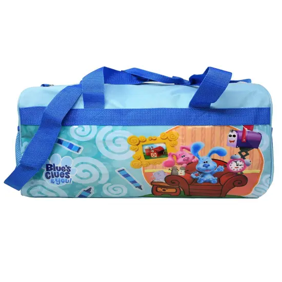 Nickelodeon Blues Clues Duffel Bag Carry-on Magenta Mailbox Salt Pepper {1}