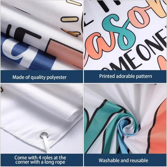 Boho Classroom Door Cover Decoration First of School Door Banner {3}