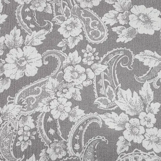 1 Yard Breathable Gray Rayon Crinkle Fabric Perfect For Dresses Blouses Skirts Apparel 50/52" Width {2}