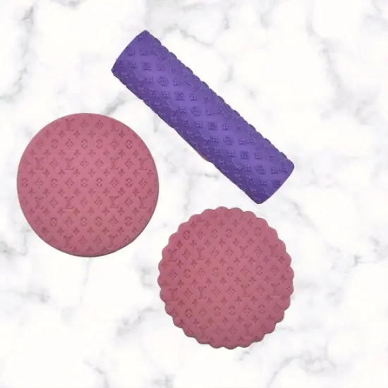 Fashion Tile Polymer Clay Texture Roller A {1}