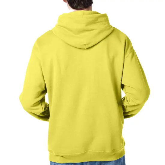 Hanes Men's Ecosmart Fleece Hooded Sweatshirt, Pullover Casual Hoodies Assorted Color Yellow {3}