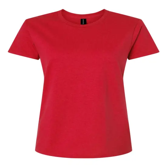 Gildan&reg; Women&rsquo;s Crewneck Short Sleeve T-Shirt Red {2}