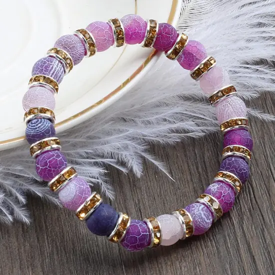 Rondelle Spacer Beads Round Crystal Czech Rhinestone for Bracelets Necklaces Jewelry Making Accessories {4}