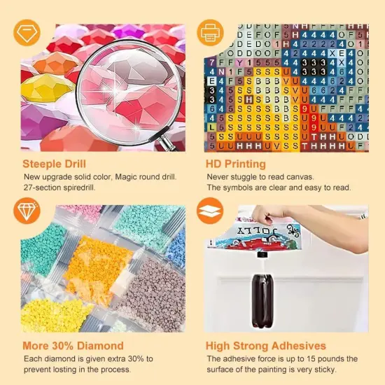 Chicken Diamond Art Kits for Adults {3}