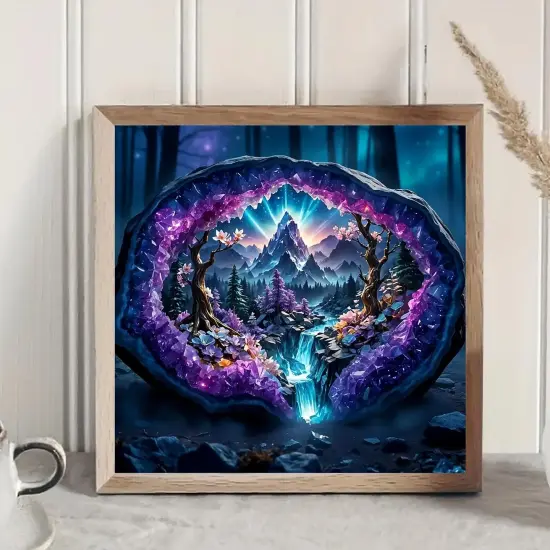 Crystal World Landscape Diamond Art Kits for Adults {3}