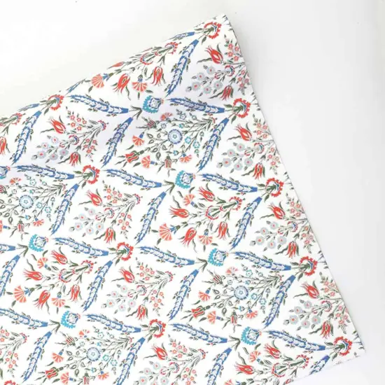 Handmade Cotton Recycled Gift Wrapping Sheet &ndash; Set of 5 {1}