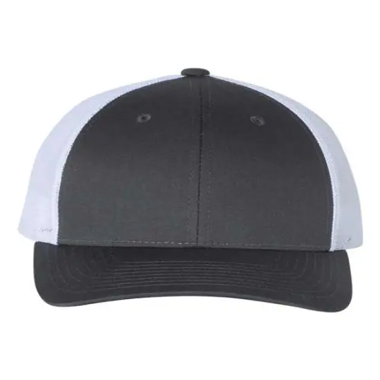 Richardson&reg; Low Pro Trucker Cap Charcoal/ White {1}