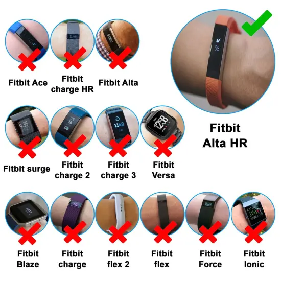 Insten USB Charging Cable Compatible with Fitbit Alta HR Fitness Tracker, Black, 10 in {3}