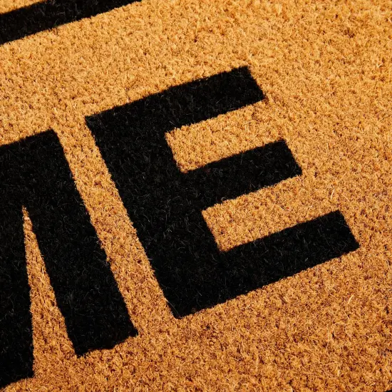 17x60 inch Natural Coco Coir Welcome Mat, Large Oversized Door Mat, Long Entryway Rug with Non-Slip Rubber Backing, Narrow Outdoor Mat for Home Entrance, Small Business Brown {6}