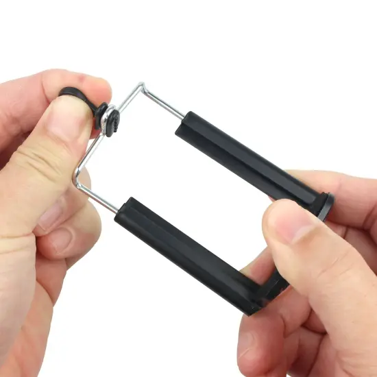 Insten Black Camera Phone Cell Phone Tripod Mount Holder Adapter Monopod Adapter Bracket for iPhone 11 12 Mini Pro Max SE 2020 8 Plus Samsung Galaxy S7 S8 S9 S10 S10e Plus Edge {5}