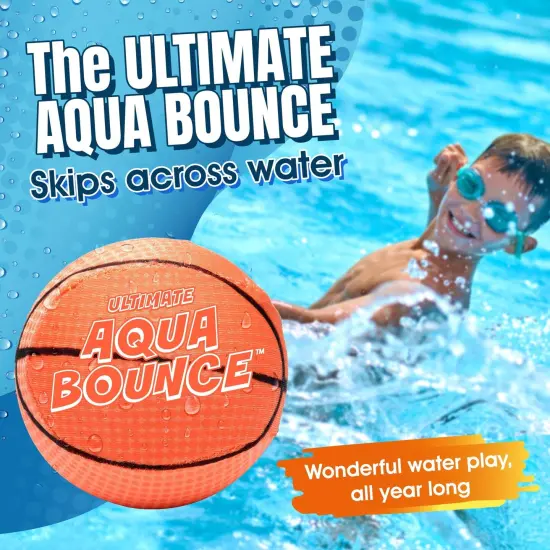 Ultimate Larger 3” Size Skip Balls (Basketball) Beach Pool Toys for Kids Ages 3-14 Year Old Boys Girls Summer Gifts for Teens Family Water Games Adult Men Women Best Birthday Present {2}