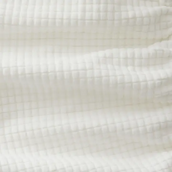 2 Pack Stretch Outdoor Cushion Covers for Patio Furniture and Sofas, Reversible (Medium, White) {4}