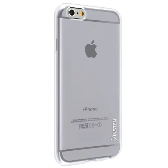For iPhone 6 6S Clear TPU Slim Skin Gel Rubber Cover Case 4.7" inches by Insten {4}